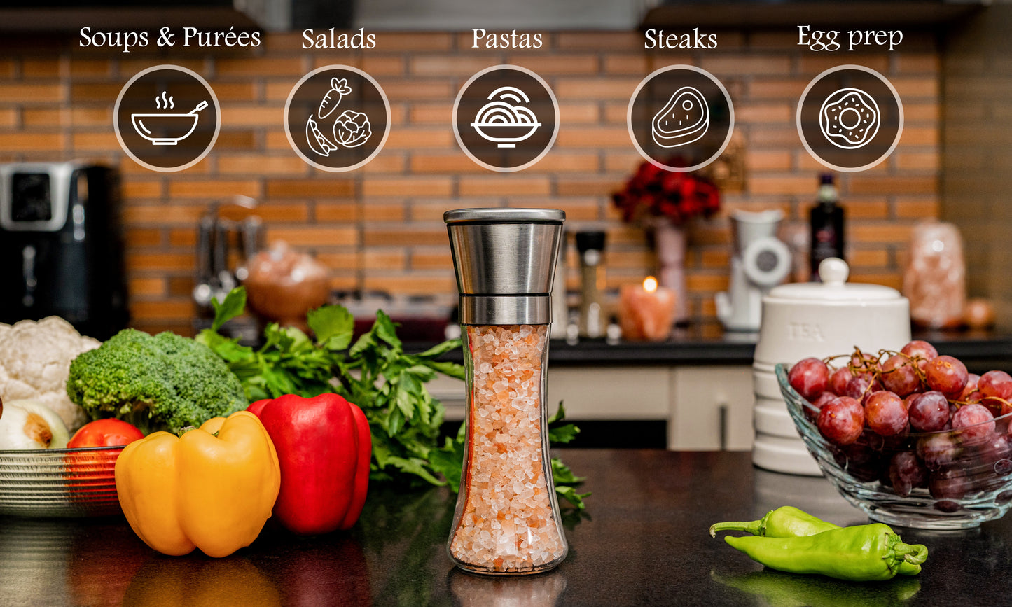 Himalayan Pink Salt grinder - 400g